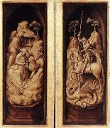 WEYDEN, Rogier van der Sforza Triptych oil painting reproduction
